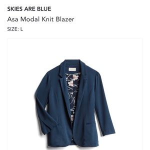 SKIES ARE BLUE
Asa Modal Knit Blazer
SIZE: L